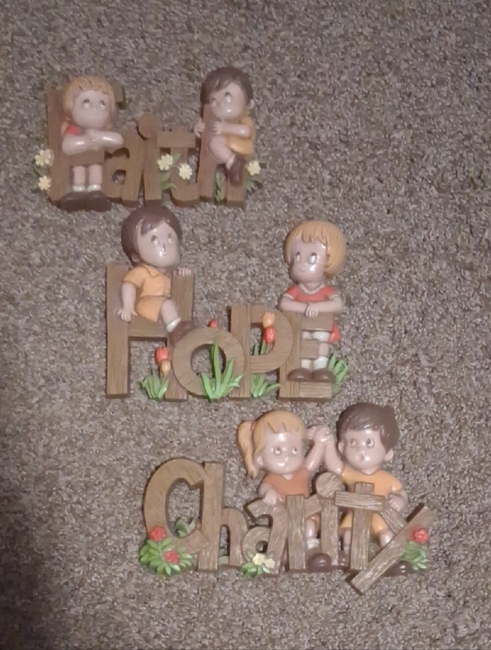 Vintage Burwood or Homco Wall Plaques